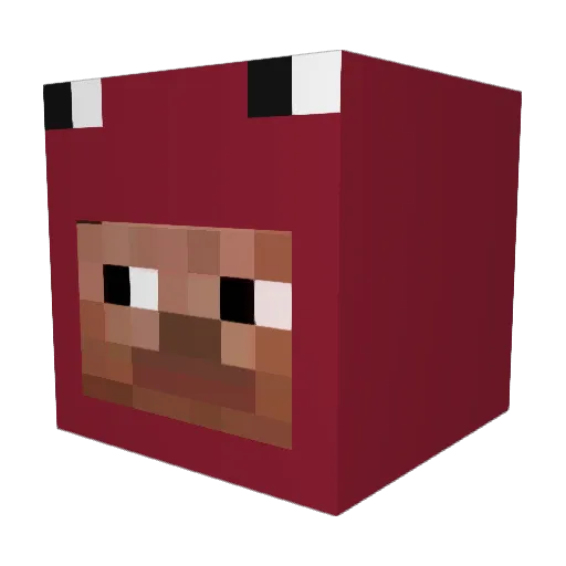 ignite5444 Minecraft avatar head, 3D render