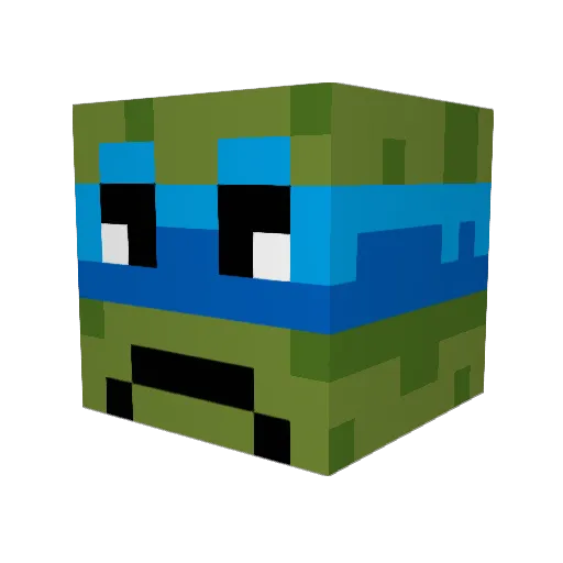 ignjaftw Minecraft avatar head, 3D render