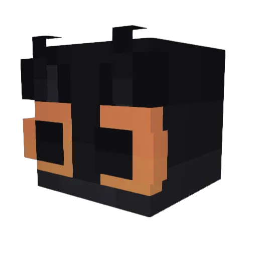 ignmip Minecraft avatar head, 3D render