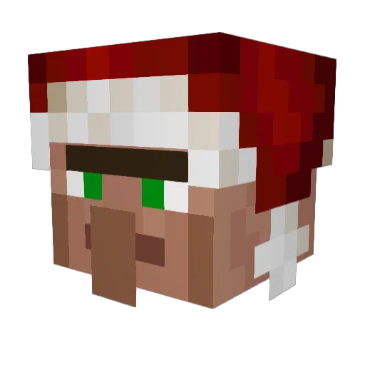 ignorablebeckon Minecraft avatar head, 3D render