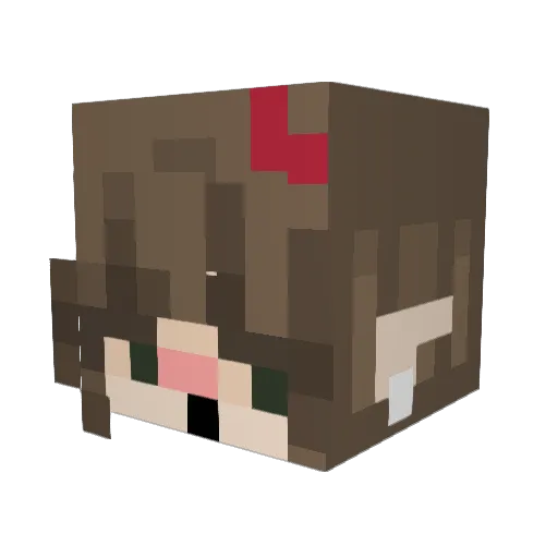 ignorantBlyss Minecraft avatar head, 3D render