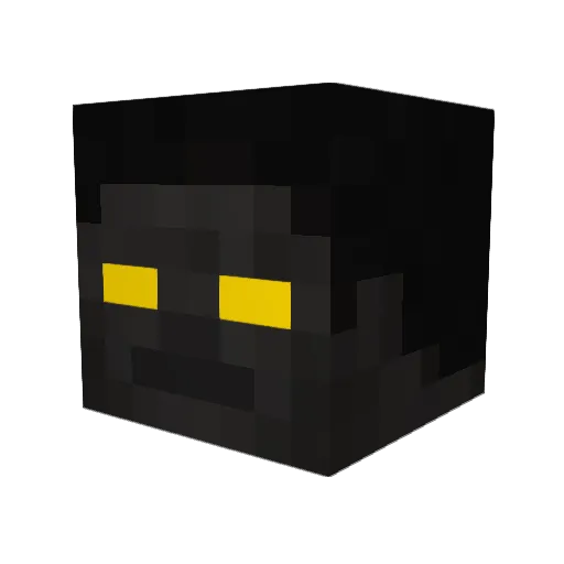 ignoreadd Minecraft avatar head, 3D render
