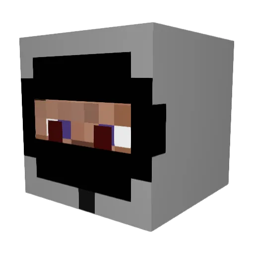 ignvcivv27 Minecraft avatar head, 3D render