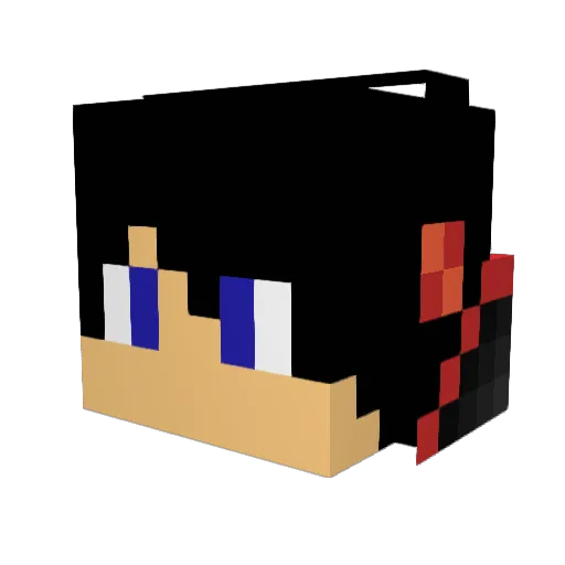 ignytor Minecraft avatar head, 3D render