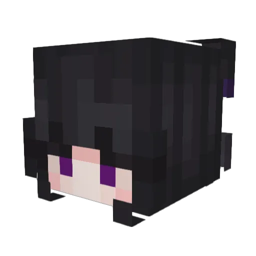 igocki1337 Minecraft avatar head, 3D render
