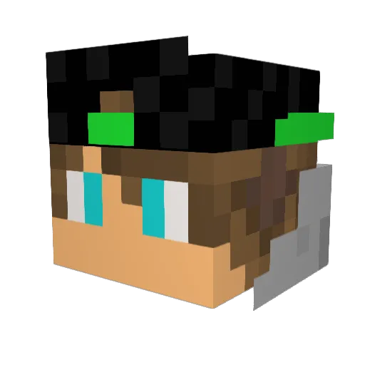 igor025 Minecraft avatar head, 3D render