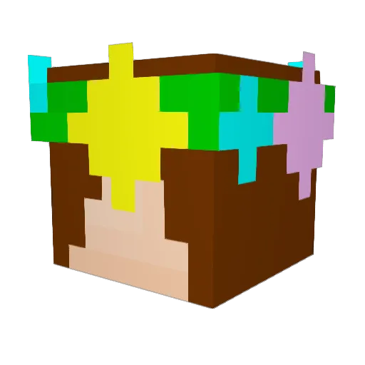 igor_solovyov Minecraft avatar head, 3D render