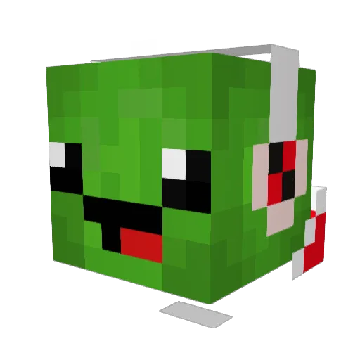 igorczacz Minecraft avatar head, 3D render