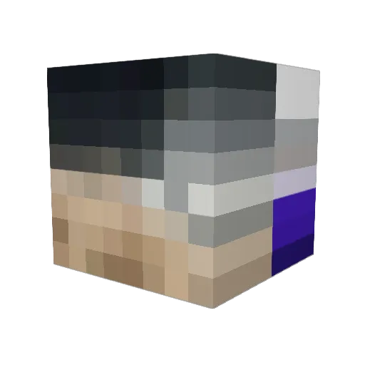 igorgli Minecraft avatar head, 3D render