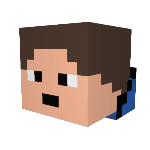 igormd Minecraft avatar head, 3D render