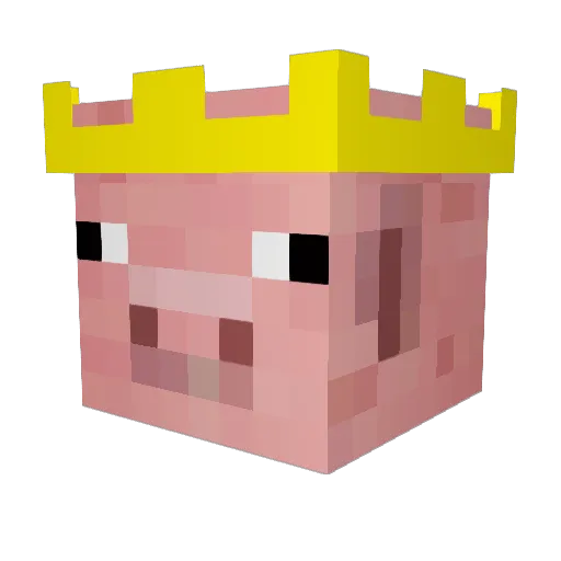 igorsmit Minecraft avatar head, 3D render