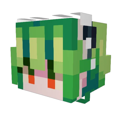 igotcutearms Minecraft avatar head, 3D render