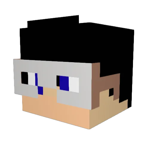 igotgame12 Minecraft avatar head, 3D render