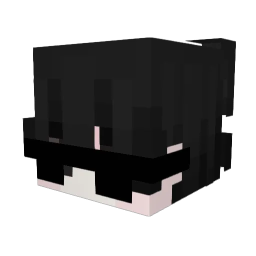 igothigh7times Minecraft avatar head, 3D render