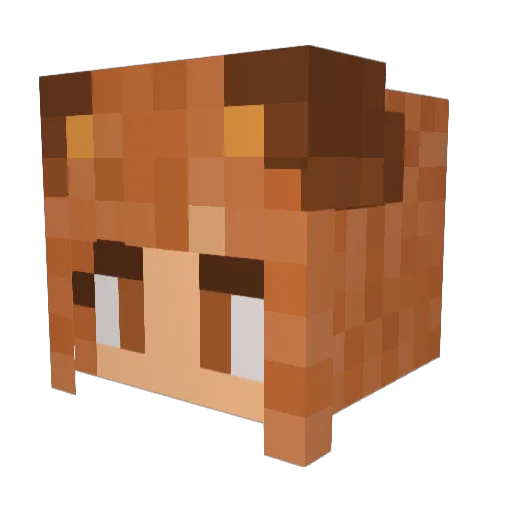 igotskiz Minecraft avatar head, 3D render