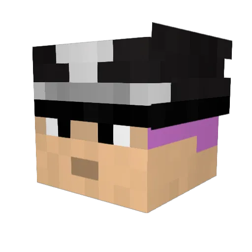 igouse Minecraft avatar head, 3D render