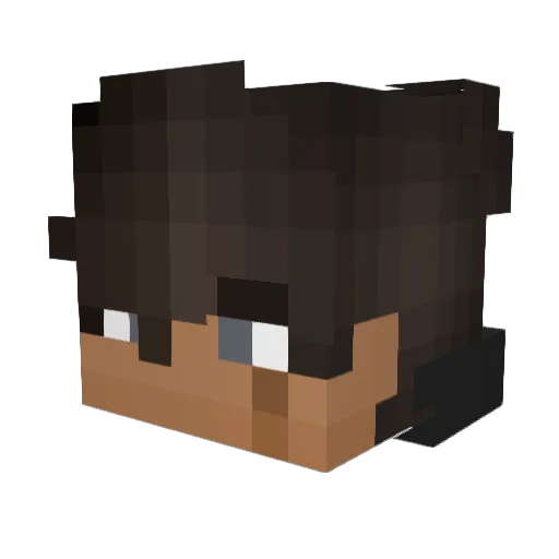 igris123 Minecraft avatar head, 3D render