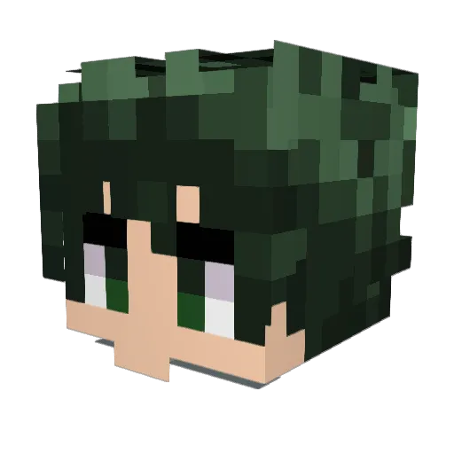igrist Minecraft avatar head, 3D render