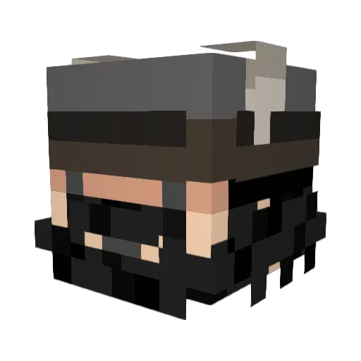 igs421 Minecraft avatar head, 3D render