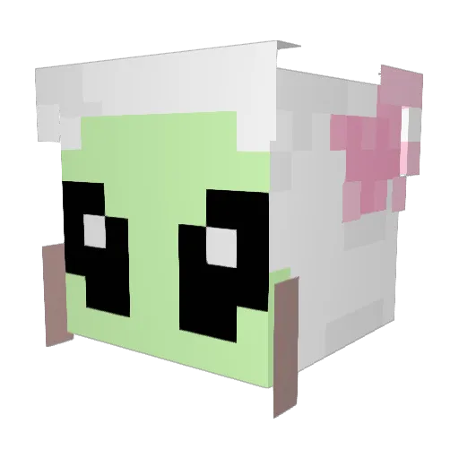 igstx Minecraft avatar head, 3D render