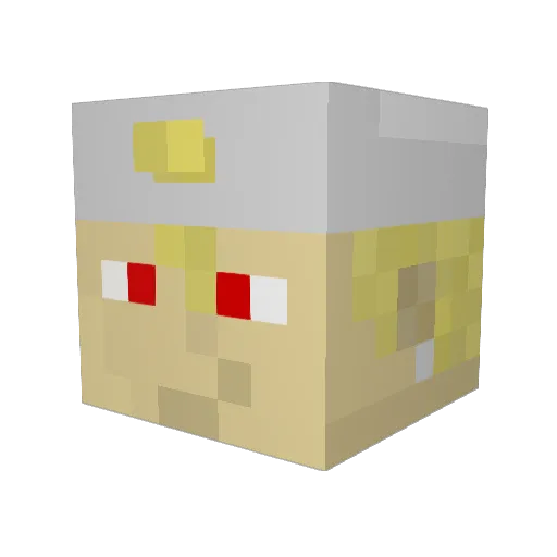 iguin07 Minecraft avatar head, 3D render