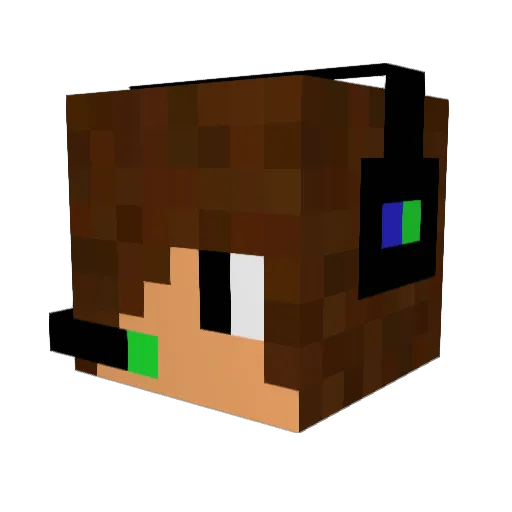 iguinho2899 Minecraft avatar head, 3D render