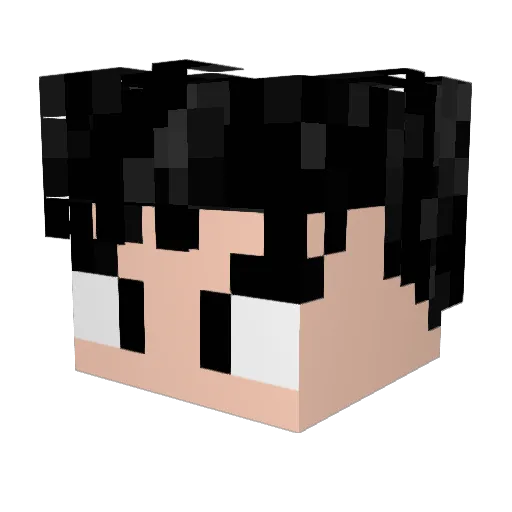 igumonyou Minecraft avatar head, 3D render