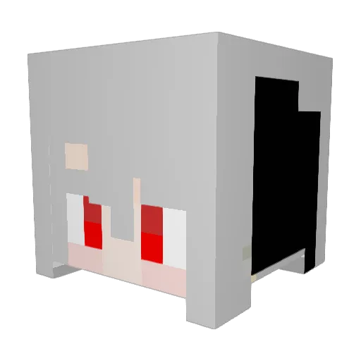 iguni168 Minecraft avatar head, 3D render