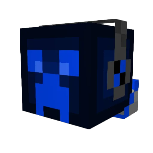 igzzyh Minecraft avatar head, 3D render
