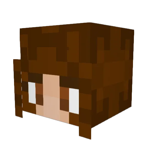 ih8dairy Minecraft avatar head, 3D render