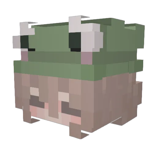 ih8valen Minecraft avatar head, 3D render