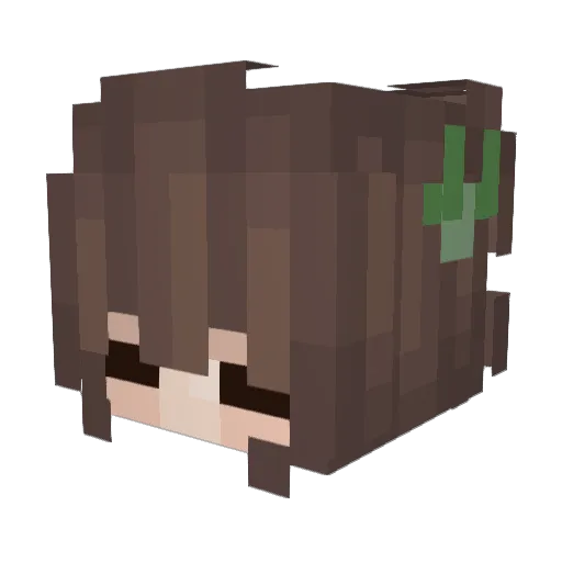 ihartkanye Minecraft avatar head, 3D render