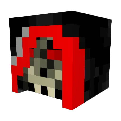 ihatesamantha Minecraft avatar head, 3D render