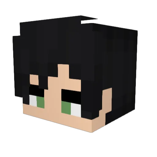 ihatetheforge Minecraft avatar head, 3D render