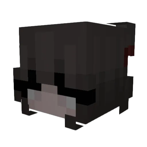 ihavebodyissues Minecraft avatar head, 3D render