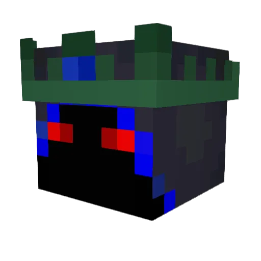 ihazzat Minecraft avatar head, 3D render