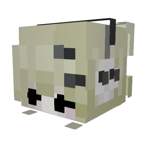 iheart_k Minecraft avatar head, 3D render