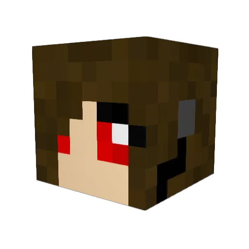 iheartleprechaun Minecraft avatar head, 3D render