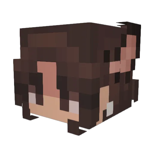 iheartm1lfs Minecraft avatar head, 3D render