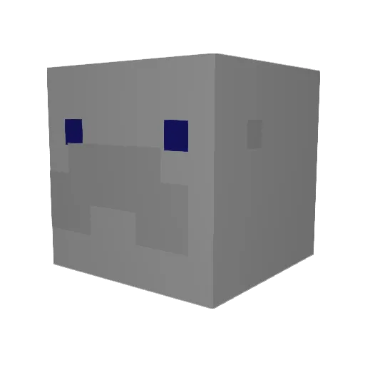 iheartmanatees Minecraft avatar head, 3D render