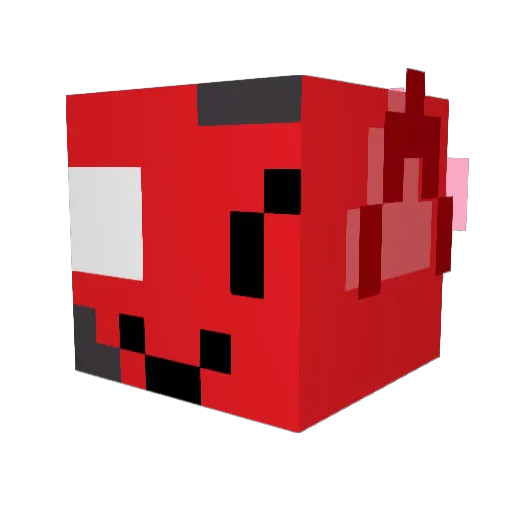 iheartstriders Minecraft avatar head, 3D render