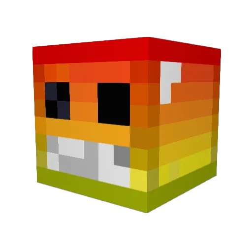ihenrik Minecraft avatar head, 3D render