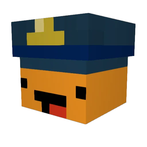 iher237 Minecraft avatar head, 3D render