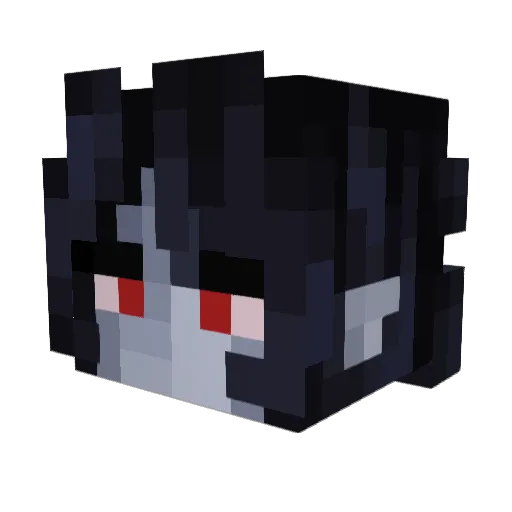 iheys Minecraft avatar head, 3D render