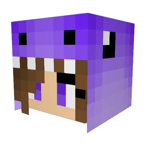ihf Minecraft avatar head, 3D render
