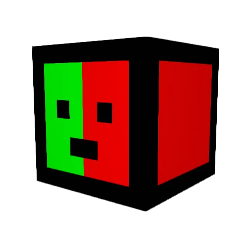 ihhh1 Minecraft avatar head, 3D render
