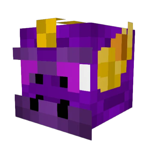 ihop100 Minecraft avatar head, 3D render