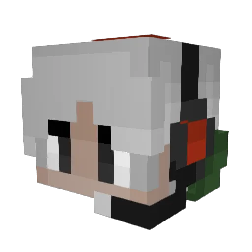 ihopeidie Minecraft avatar head, 3D render