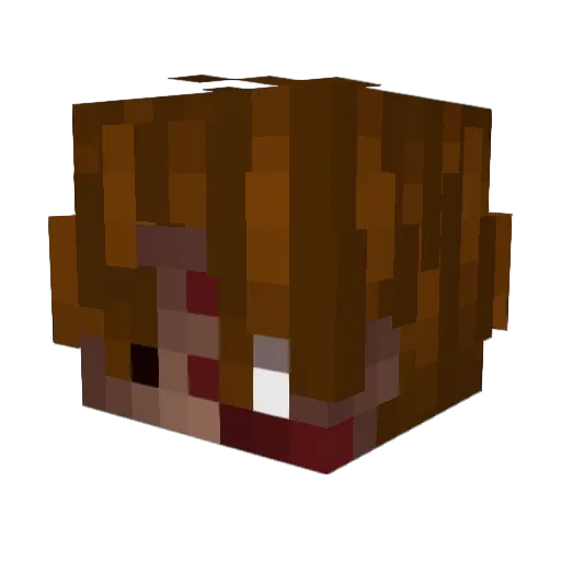 ihph Minecraft avatar head, 3D render