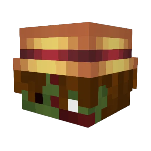 ihph Minecraft avatar head, 3D render